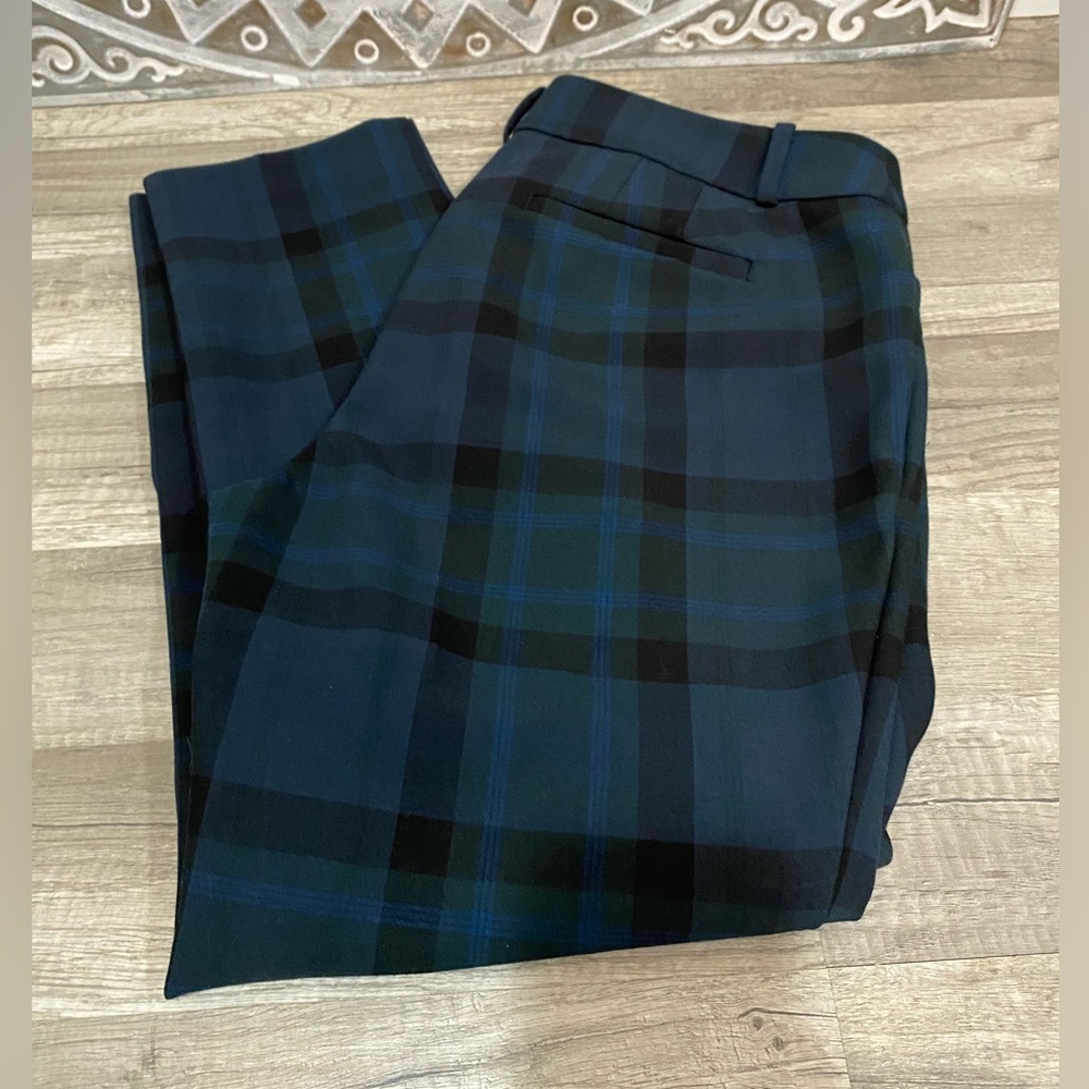 LOFT Julie Plaid Pants Size 12